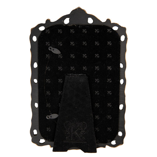 Clayre &amp; Eef   | Fotolijst Groen Goudkleurig 15x2x23 cm / 10x15 cm | 2F1241