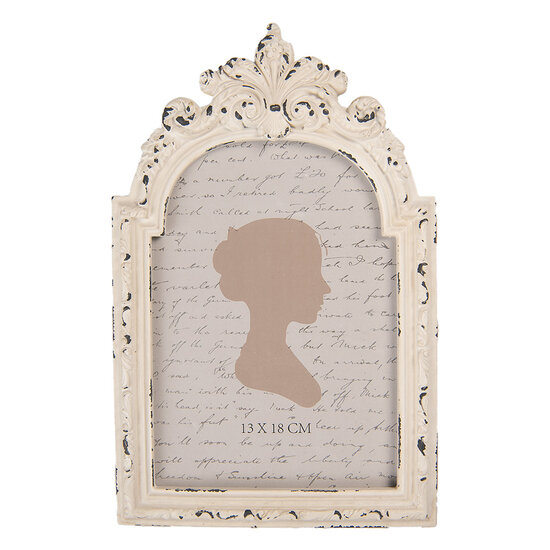 Clayre & Eef | Fotolijst Wit 16x2x25 cm / 13x18 cm | 2F1244