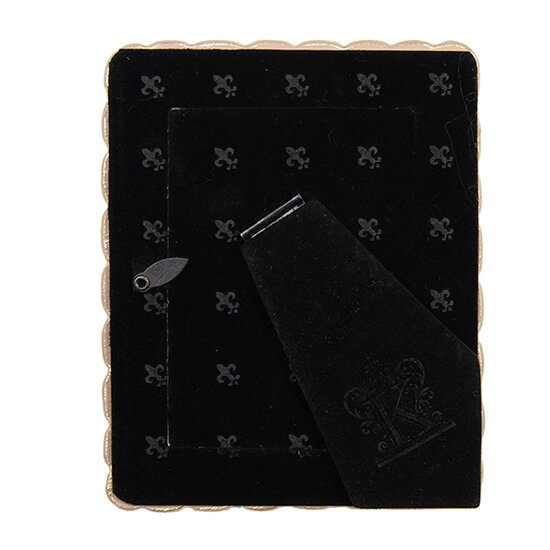 Clayre & Eef | Fotolijst Roze Goudkleurig 10x2x13 cm / 6x9 cm | 2F1311