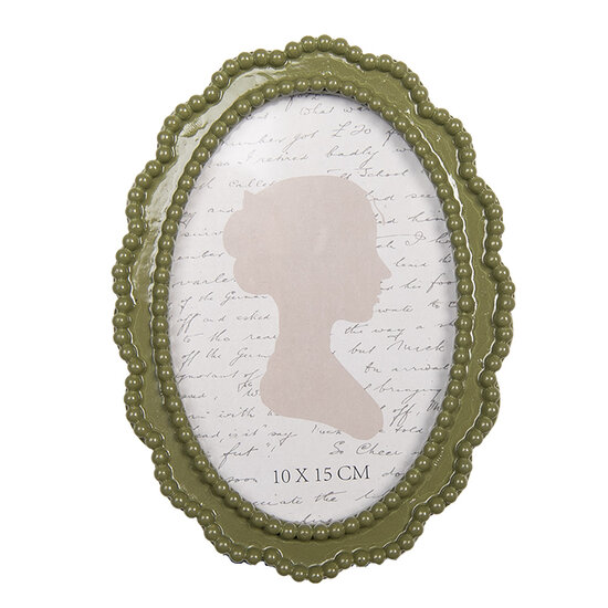 Clayre & Eef | Fotolijst Groen 13x2x18 cm / 10x15 cm | 2F1315