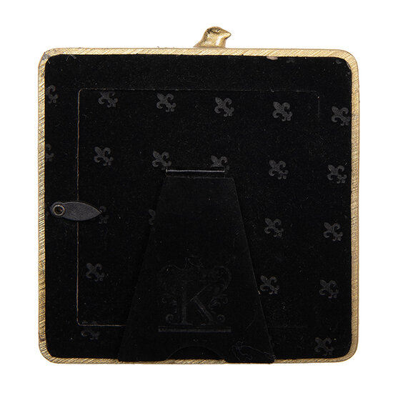 Clayre & Eef | Fotolijst Goudkleurig 10x2x11 cm / 8x8 cm | 2F1328