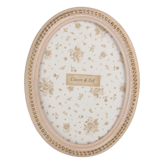 Clayre &amp; Eef   | Fotolijst Roze Goudkleurig 15x2x20 cm / 13x18 cm | 2F1370M