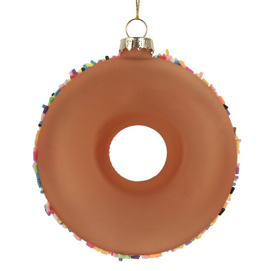 Clayre &amp; Eef   | Kersthanger Bruin Roze &oslash; 10x4 cm | 6GL5254