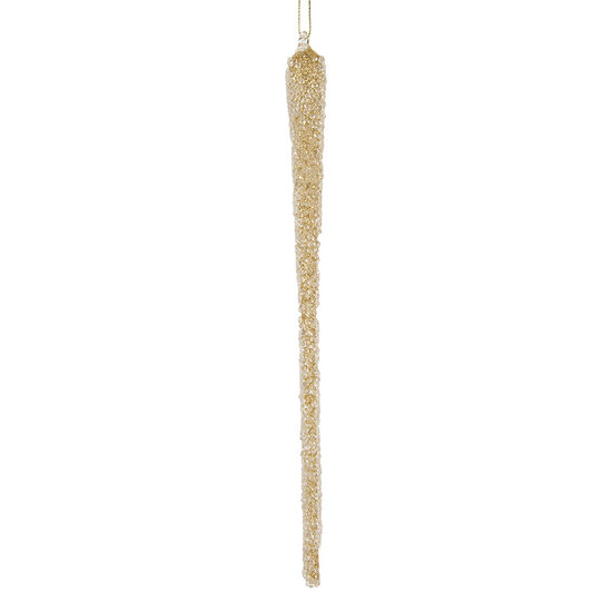 Clayre & Eef | Kersthanger Goudkleurig ø 2x25 cm | 6GL5285