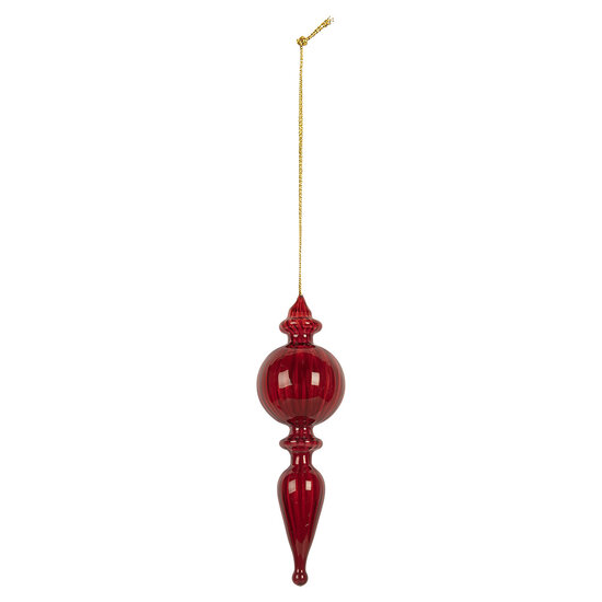 Clayre &amp; Eef   | Kerstbal Rood &oslash; 5x17 cm | 6GL5288