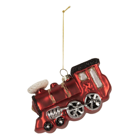 Clayre &amp; Eef   | Kersthanger Rood Zwart 10x4x5 cm | 6GL5321