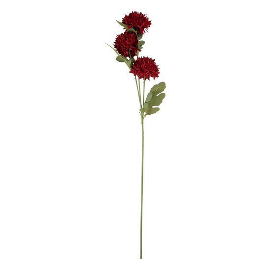 Clayre &amp; Eef   | Decoratie tak met bloemen Rood Groen 10x8x64 cm | 6PL0397R