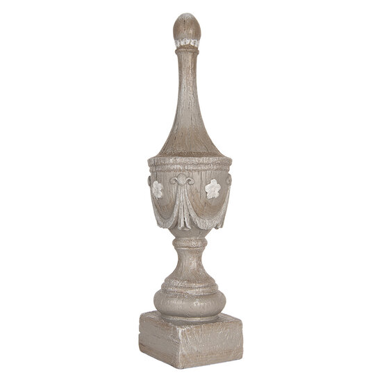 Clayre & Eef | Decoratie Ornament Grijs ø 11x43 cm | 6PR5584