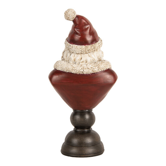Clayre & Eef | Kerstdecoratie Kerstman Rood Wit 11x8x22 cm | 6PR5673