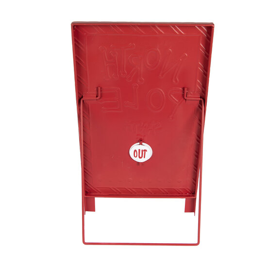 Clayre & Eef | Tekstbord Wit Rood 29x16x51 cm | 6Y5801
