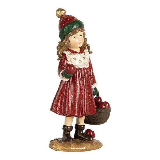 Clayre & Eef | Decoratie Kind Rood Groen 7x5x13 cm | 6PR5680