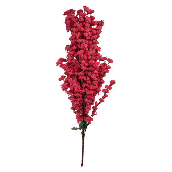 Clayre & Eef | Decoratie tak met bloemen Roze Groen 15x10x100 cm | 5PL0168F