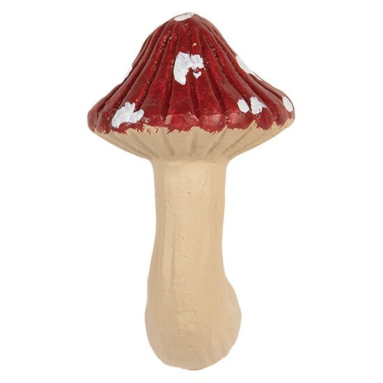 Clayre &amp; Eef   | Deurknop Rood Beige 3x4x6 cm / S3 cm | 66263