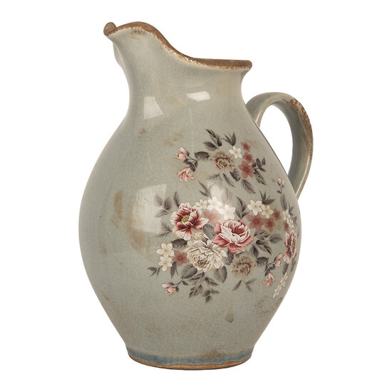 Clayre & Eef | Decoratieve Schenkkan Grijs 21x16x24 cm | 6CE2234M