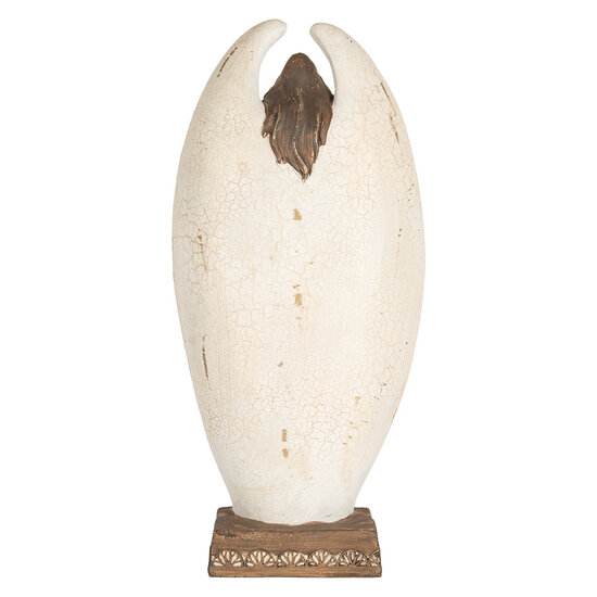 Clayre &amp; Eef   | Decoratie engel Beige Bruin 19x10x40 cm | 6PR5757