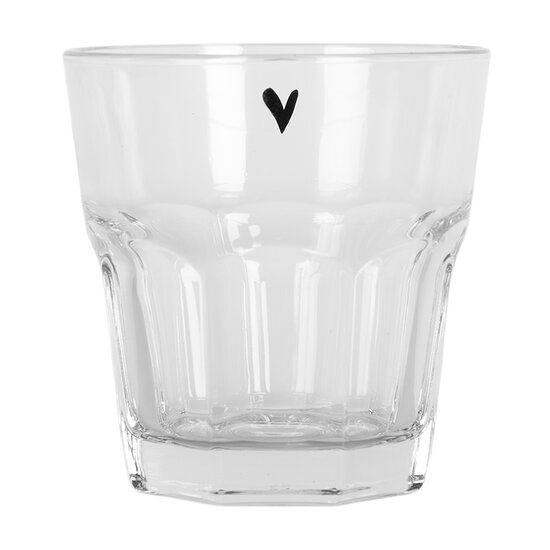 Clayre & Eef | Waterglas Transparant ø 8x8 cm / 150 ml | BHSGL0011
