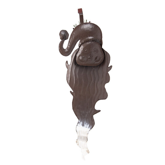 Clayre & Eef | Wanddecoratie Kerstman Wit Rood 30x10x79 cm | 5Y1318