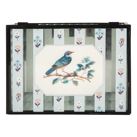 Clayre & Eef | Decoratief Opbergdoosje Transparant 18x14x8 cm | 6Y5949
