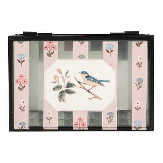 Clayre & Eef | Decoratief Opbergdoosje Transparant 15x10x6 cm | 6Y5950