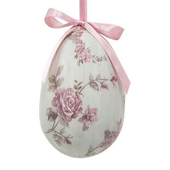 Clayre & Eef | Decoratie Hanger Ei (set 9) Meerkleurig ø 5x8 cm | 65906