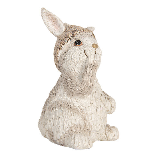 Clayre &amp; Eef   | Decoratie Konijn Beige 9x9x14 cm | 6PR5891