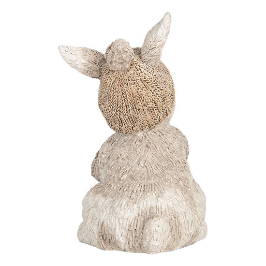 Clayre &amp; Eef   | Decoratie Konijn Beige 9x9x14 cm | 6PR5891