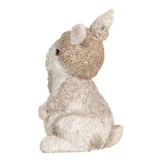 Clayre &amp; Eef   | Decoratie Konijn Beige 9x9x14 cm | 6PR5891