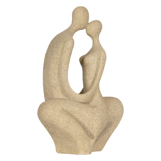 Clayre & Eef | Decoratie zittend Koppel Beige 16x8x25 cm | 6PR5912