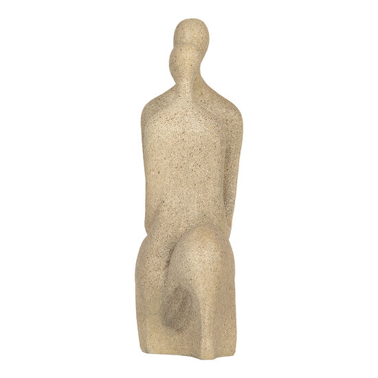 Clayre & Eef | Decoratie zittend Koppel Beige 16x8x25 cm | 6PR5912