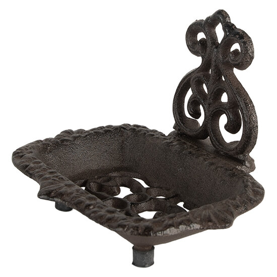 Clayre & Eef | Zeepbakje Bruin 15x11x11 cm | 6Y5748