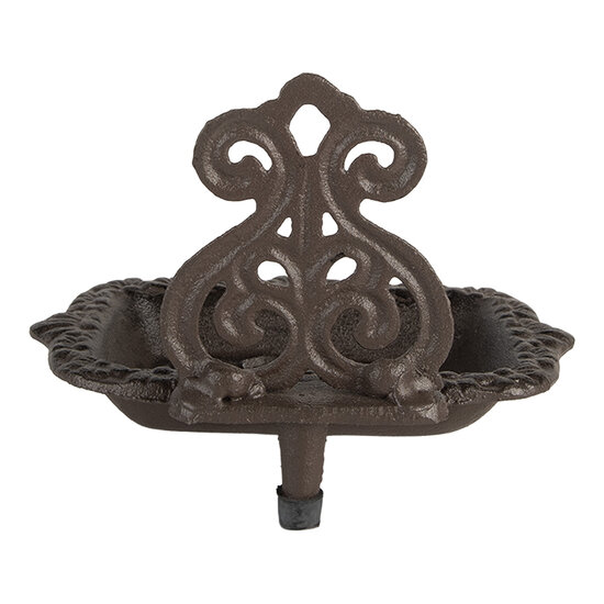 Clayre & Eef | Zeepbakje Bruin 15x11x11 cm | 6Y5748