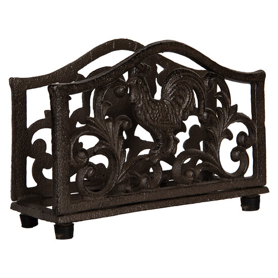 Clayre & Eef | Servettenhouder Bruin 17x6x12 cm | 6Y5755