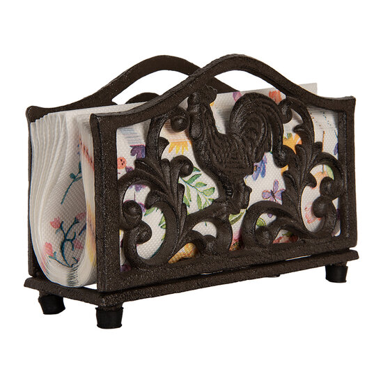 Clayre & Eef | Servettenhouder Bruin 17x6x12 cm | 6Y5755