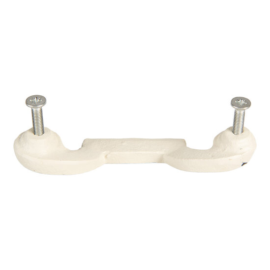 Clayre &amp; Eef   | Handgreep Wit 12x4x3 cm | 6Y5766