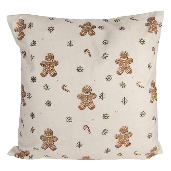 Clayre & Eef | Kussenhoes Beige Bruin 45x45 cm | CGM22