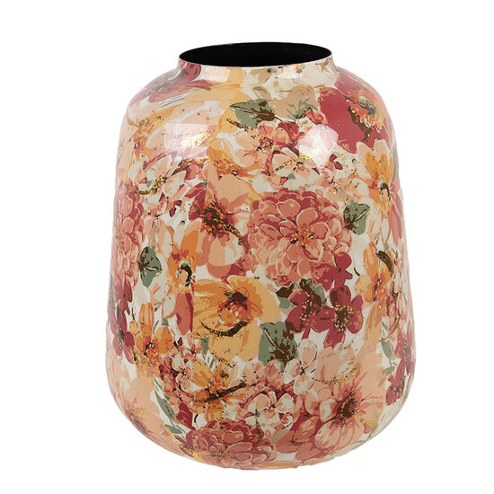 Clayre & Eef | Decoratie Vaas Roze Grijs ø 35x52 cm | 66385