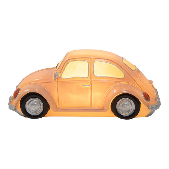Clayre & Eef | Nachtlampje Auto LED Roze Bruin 28x14x13 cm | 6LMP809