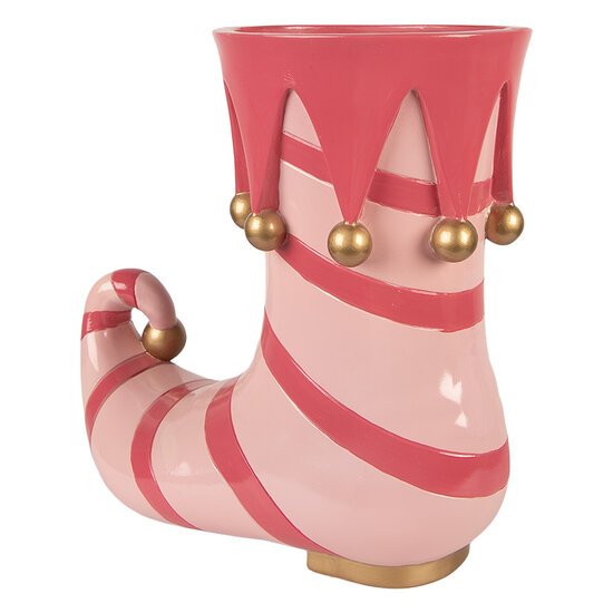 Clayre &amp; Eef   | Decoratie Bloempot Binnen Roze 35x17x32 cm | 6PR5797