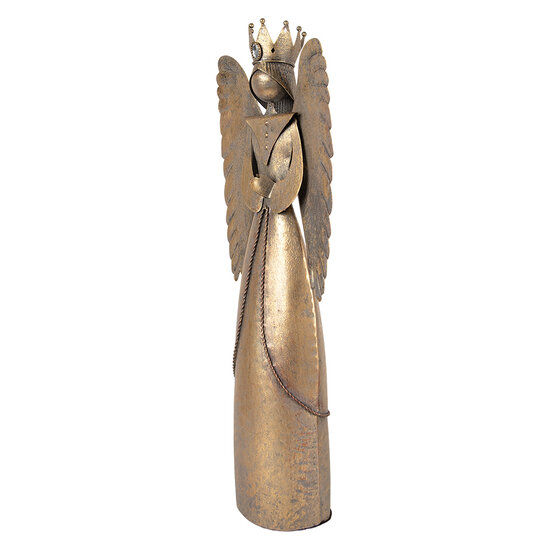 Clayre &amp; Eef   | Decoratie Engel Bruin 17x10x46 cm | 6Y5944