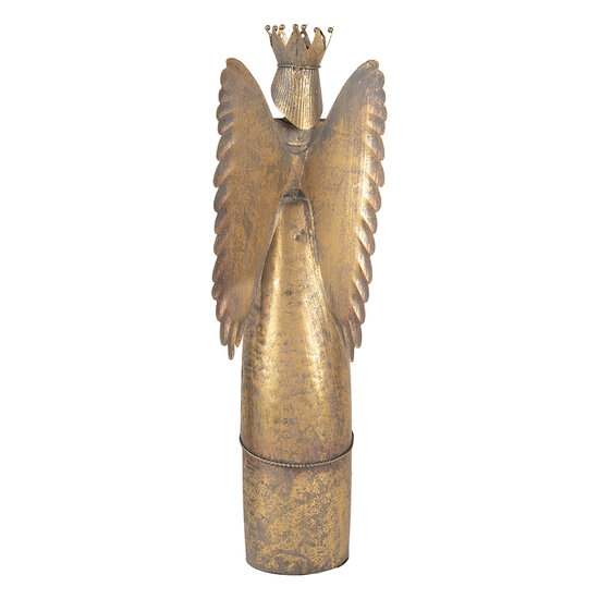 Clayre &amp; Eef   | Decoratie Engel Bruin 20x16x52 cm | 6Y5945
