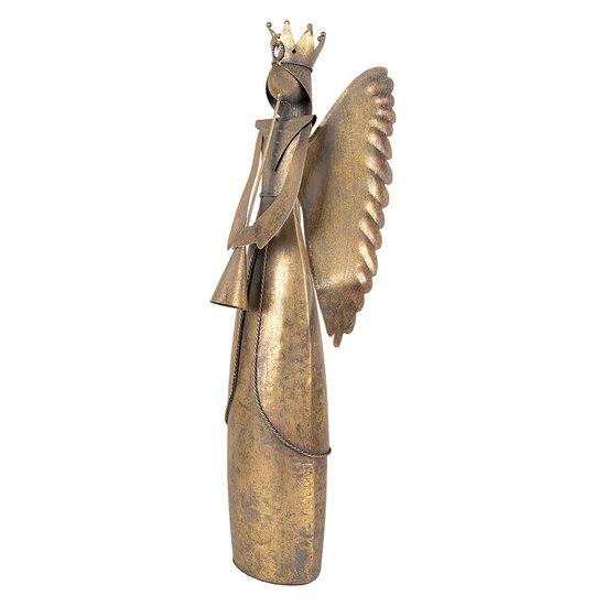 Clayre &amp; Eef   | Decoratie Engel Bruin 20x16x52 cm | 6Y5945