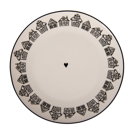 Clayre & Eef | Klein bord Beige Bruin ø 20x2 cm | GBBDP