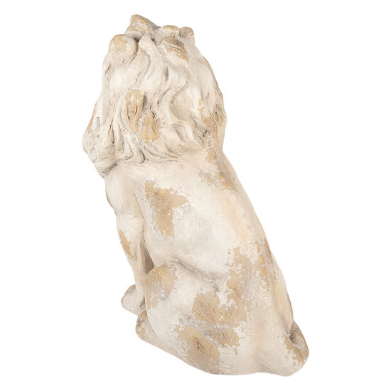 Clayre &amp; Eef   | Decoratie Leeuw Beige Bruin 50x30x62 cm | 5MG0080