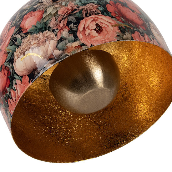 Clayre &amp; Eef   | Hanglamp Groen Roze &oslash; 26x25 cm E27/max 1x25W | 6LMP819