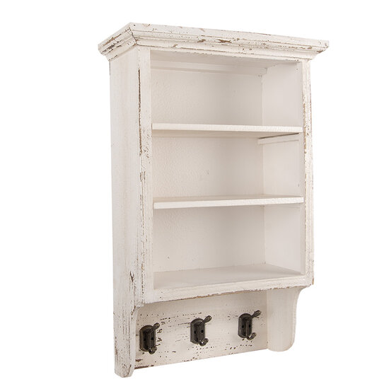 Clayre &amp; Eef   | Wandkastje Beige 36x17x57 cm | 5H0753