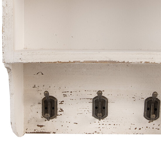 Clayre &amp; Eef   | Wandkastje Beige 36x17x57 cm | 5H0753