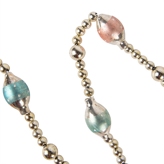 Clayre &amp; Eef   | Decoratie slinger kerst Goudkleurig &oslash; 2x180 cm | 65988