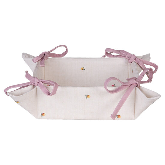 Clayre &amp; Eef   | Broodmand Beige Bruin 35x35x8 cm | EWC47