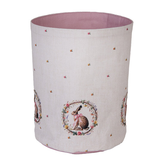 Clayre &amp; Eef   | Broodmandje Beige Bruin &oslash; 15x16 cm | EWC50