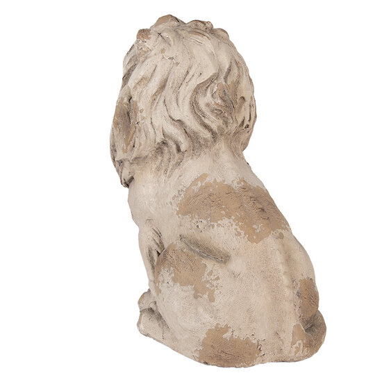 Clayre &amp; Eef   | Decoratie Leeuw Beige 31x20x41 cm | 6MG0135